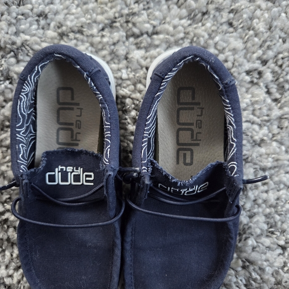 Hey Dude Navy Blue Casual Shoes - Picture 3 of 7